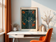 Lunar Tide Chart — Art Print | Poppy + Pacific | California