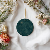 The Midnight Chart — Ceramic Ornament | Poppy + Pacific | California