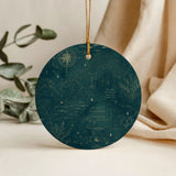 The Midnight Chart — Ceramic Ornament | Poppy + Pacific | California