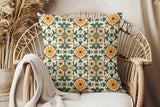 The Poppy Tile – Pillow | Poppy + Pacific | California