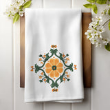 The Poppy Tile - Tea Towel | Poppy + Pacific | California