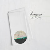 Champaign, Illinois | Landmark | Tea Towel