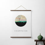 Champaign, Illinois | Landmark | Art Print