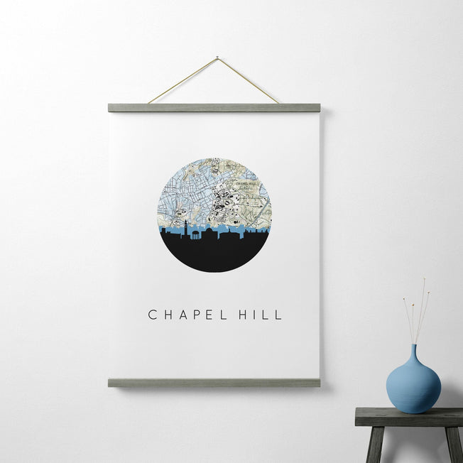 Chapel Hill, North Carolina | Landmark | Art Print