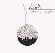 Charlotte, North Carolina | Skyline | Ornament
