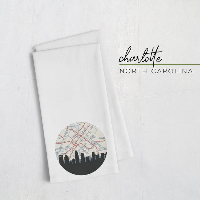 Charlotte, North Carolina | Landmark | Tea Towel