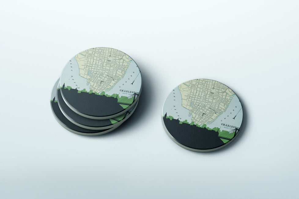 Charleston, South Carolina | Landmark | Coaster Set