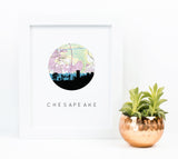 Chesapeake, Virginia | Landmark | Art Print