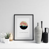 Clarksburg, West Virginia | Landmark | Art Print
