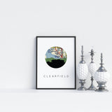 Clearfield, Utah | Landmark | Art Print