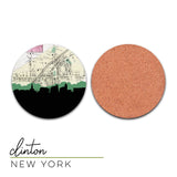 Clinton, New York | Landmark | Coaster Set