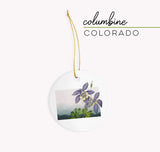 Colorado State Flower | Flora & Fauna Ornament