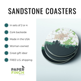 Let It All Go coaster set | Wheat + Wind Collection