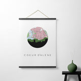 Coeur Dalene, Idaho | Landmark | Art Print