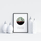 Colleyville, Texas | Landmark | Art Print