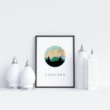Concord, New Hampshire | Landmark | Art Print