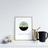 Cooperstown, New York | Landmark | Art Print