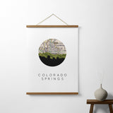 Colorado Springs, Colorado | Landmark | Art Print