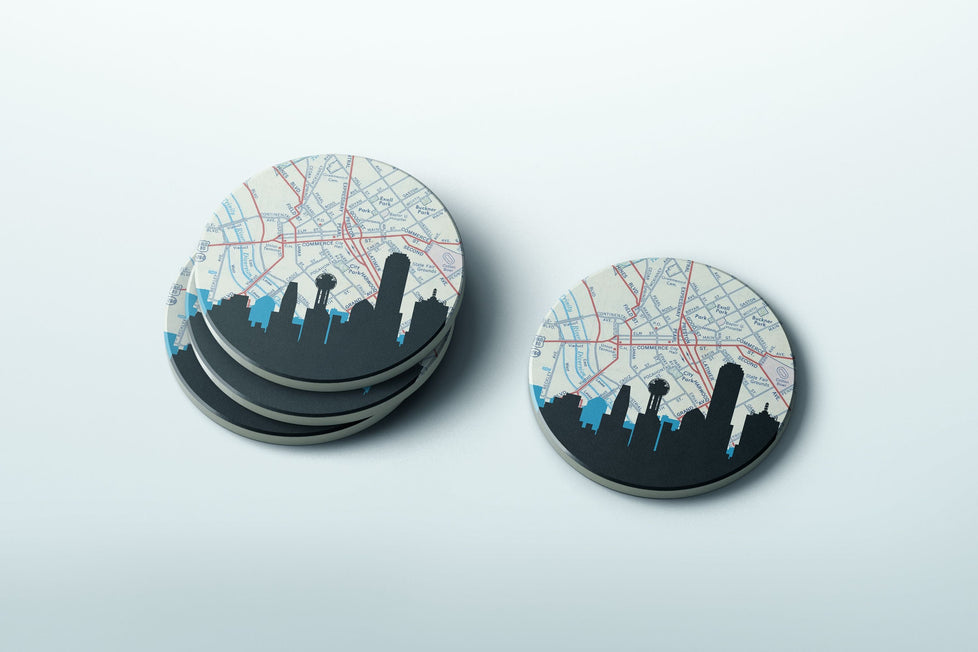 Dallas, Texas | Landmark | Coaster Set