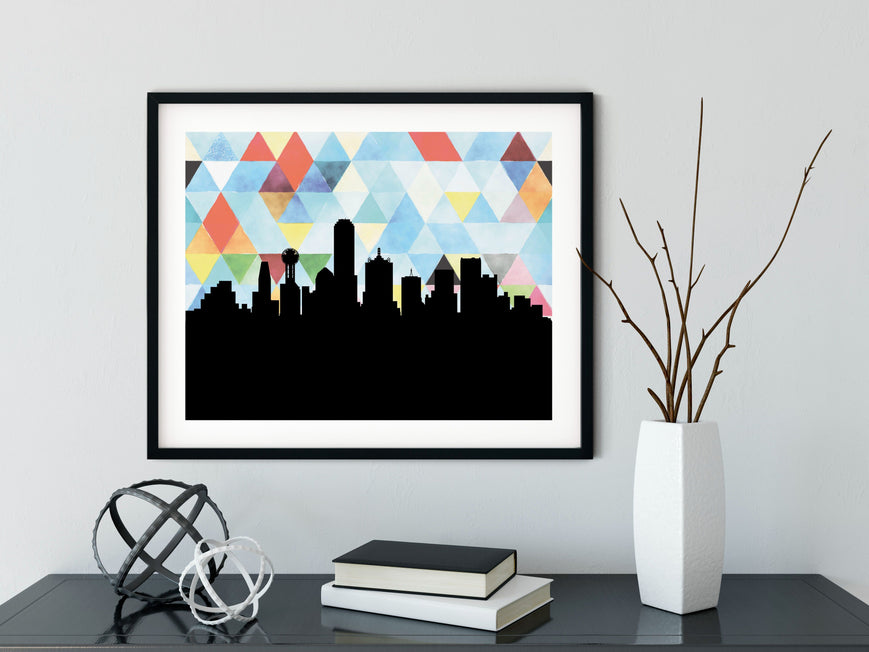 Dallas, Texas | Prism | Framed Art Print