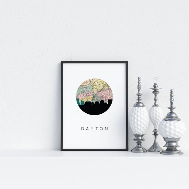 Dayton, Ohio | Landmark | Art Print