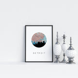 Detroit, Michigan | Landmark | Art Print