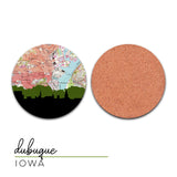 Dubuque, Iowa | Landmark | Coaster Set
