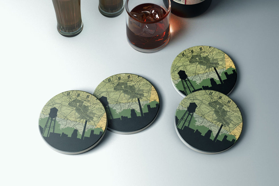 Durham, North Carolina | Landmark | Coaster Set