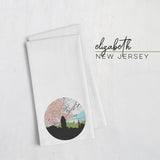 Elizabeth, New Jersey | Landmark | Tea Towel