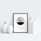 El Paso, Texas | Landmark | Art Print