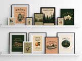 Clean Rooms, Cool Nights — Peach Hollow Motel Art Print
