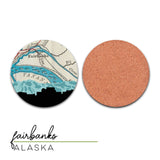 Fairbanks, Alaska | Landmark | Coaster Set