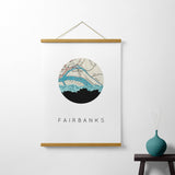 Fairbanks, Alaska | Landmark | Art Print