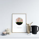 Fargo, North Dakota | Landmark | Art Print