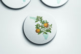 Florida State Flower | Flora & Fauna Coaster Set
