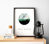 Fort Myers, Florida | Landmark | Art Print