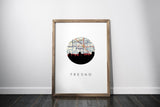 Fresno, California | Landmark | Art Print