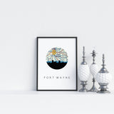 Fort Wayne, Indiana | Landmark | Art Print