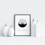 Fort Worth, Texas | Landmark | Art Print