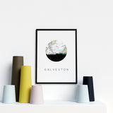 Galveston, Texas | Landmark | Art Print