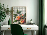 Elbert County — Georgia Peach Botanical Art Print