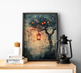 Lantern Tree — Georgia Night Landscape Art Print