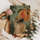 Wren — Porch + Peach Portrait Print