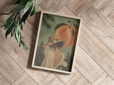 Wren — Porch + Peach Portrait Print