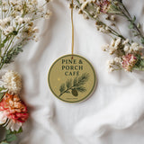 Pine & Porch Café Ornament — Pine Branch — Georgia Porch + Peach Collection
