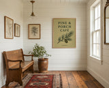 Pine Branch — Pine & Porch Café Art Print