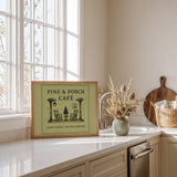 Good Coffee, Better Company — Pine & Porch Café Art Print