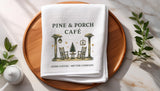 Pine & Porch Café Tea Towel — Georgia Porch + Peach Collection