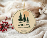 Wren's Filling Station Ornament — Est. 1957 — Georgia Porch + Peach Collection