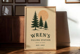 Est. 1957 — Wren's Filling Station Art Print